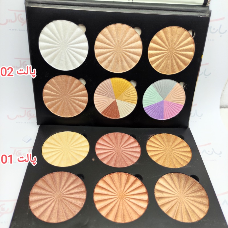 رنگ بندی هایلایتر پالتی گلدن مود 