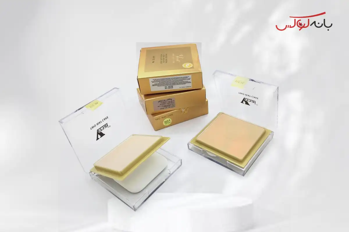 آرایشی دوام بخش با پنکک مخملی خارجی