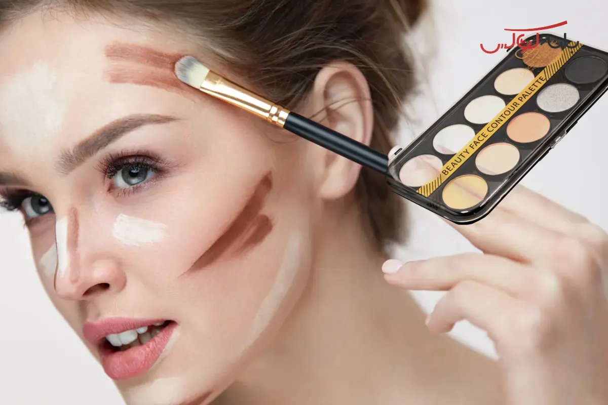 کانتور برنزه کننده برای مخفی کردن نواقص صورت