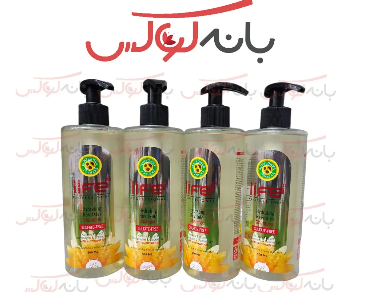 کاربردهای اصلی Life shampoo Hair Sulfate Free