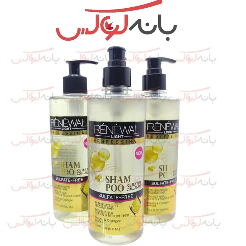 ویژگیهای شامپو فانتزی رنوال بدون آمونیاک بدون سولفات اسپانیا