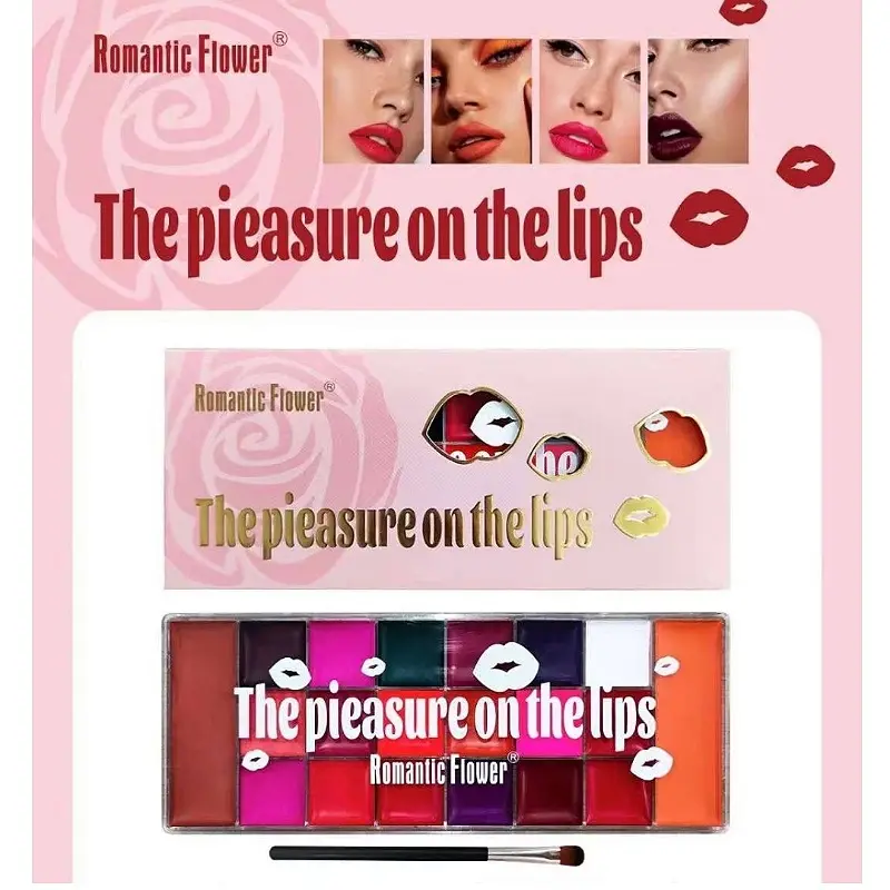 نحوه استفاده از پالت رژلب گریم رومانتیک فلور