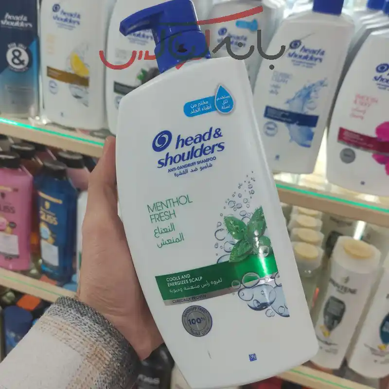 شامپو ضد شوره خنک‌کننده و طراوت‌بخش منتول ریفرش هد اند شولدرز