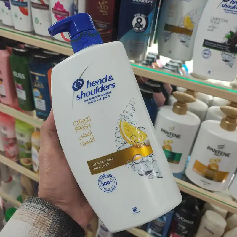 خرید شامپو ضد شوره موهای چرب هد اند شولدرز لیمو