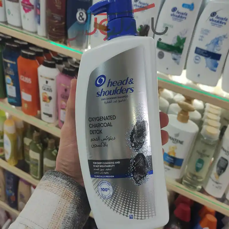 شامپو ضد شوره پاک‌کننده عمیق دیتاکس با زغال آبرسان هد اند شولدرز