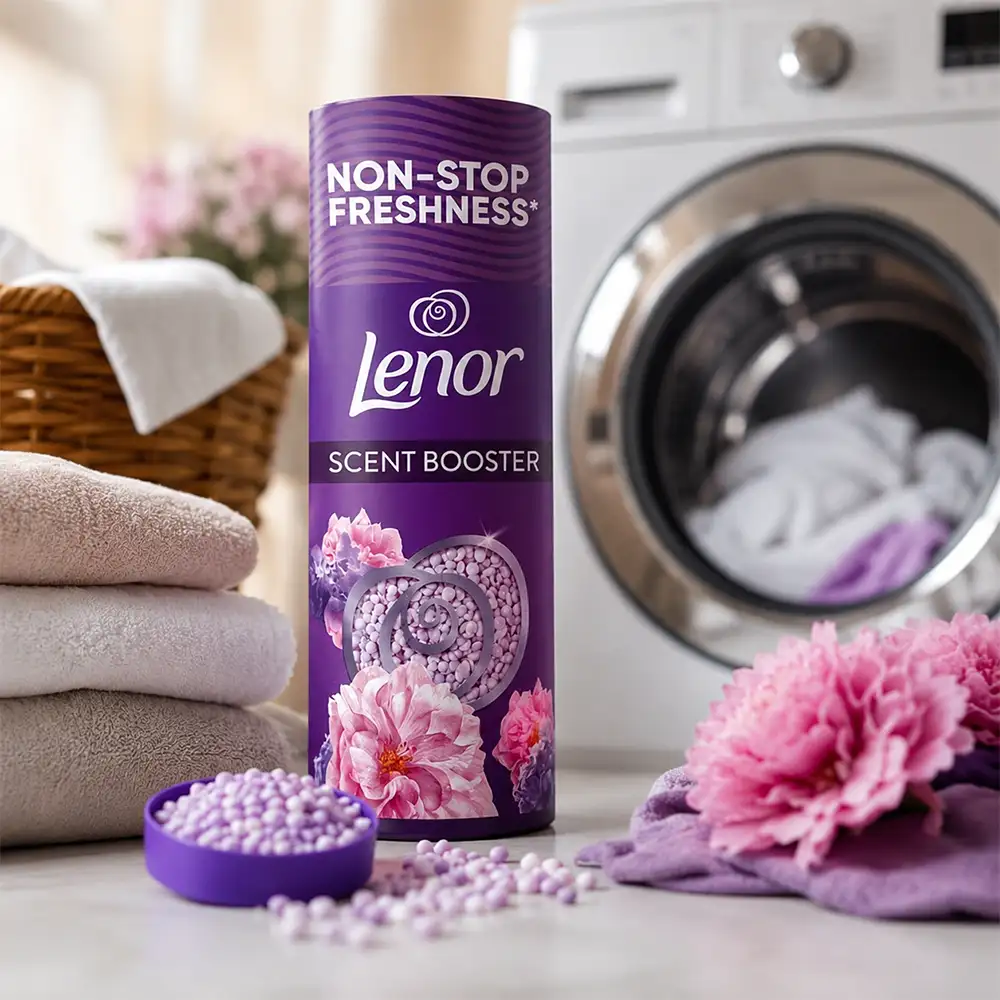 ویژگی دانه های خوشبو کننده لباس لنور Lenor