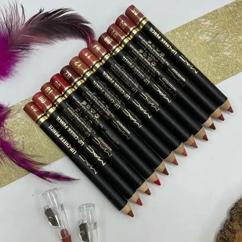خرید رژلب مدادی 12 رنگ تراش دار مک