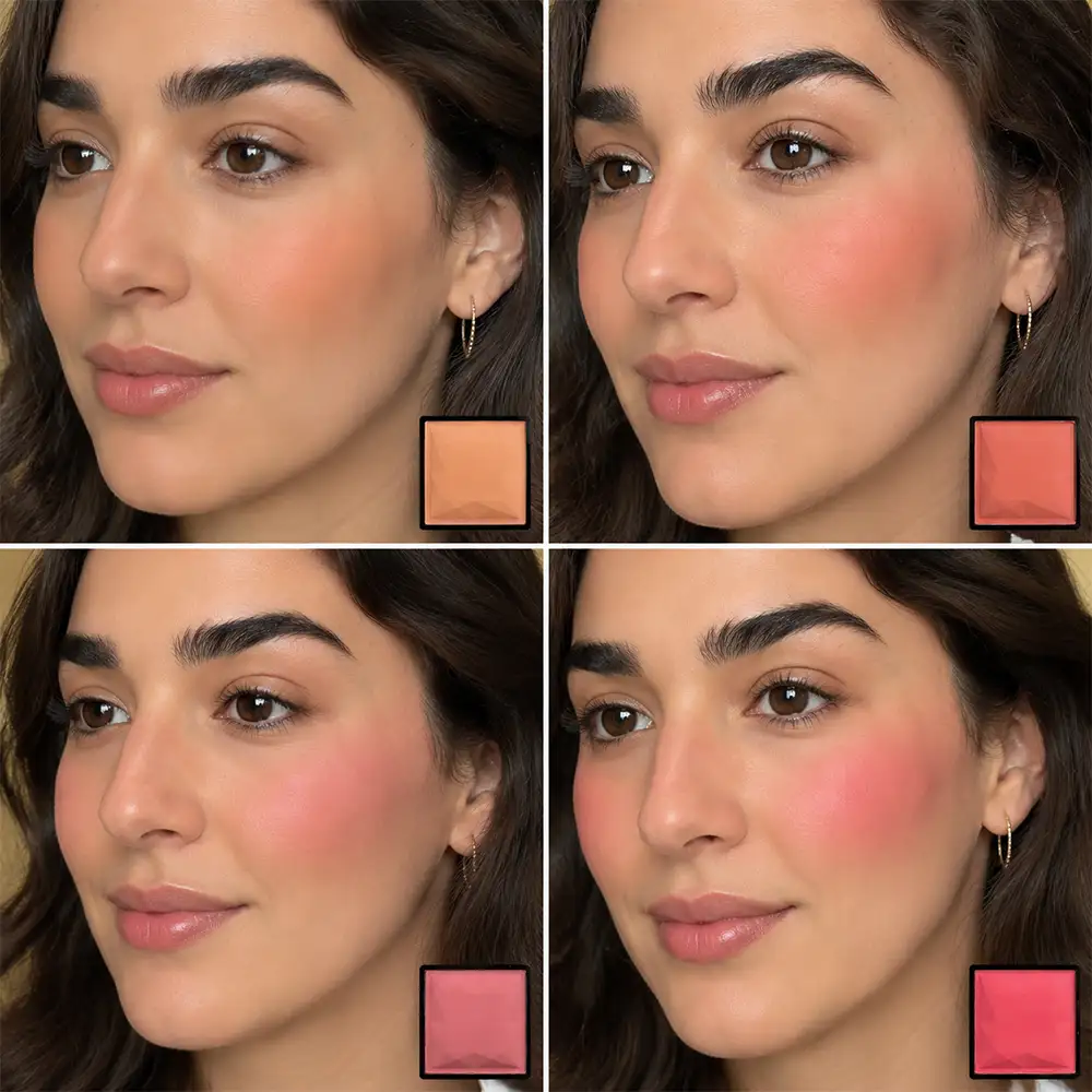ویژگی پالت رژگونه ۴ رنگ مات نایس
