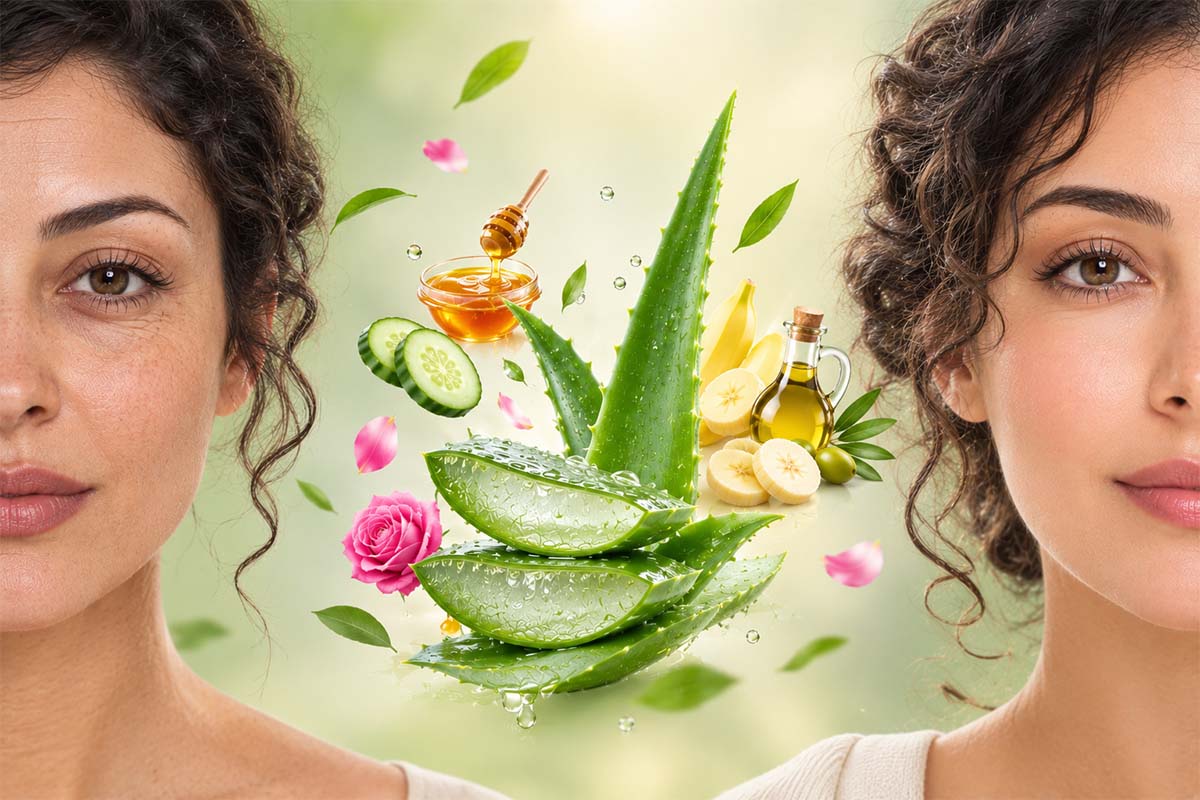 روش های استفاده از آلوورا برای چروک صورت